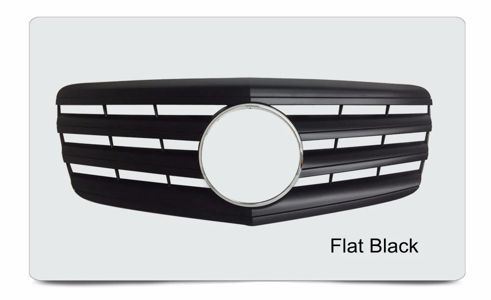 Пластиковая Хромированная передняя решетка для Mercedes E-Class W211 2007 2008 2009 CL style