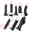 Fredorch Sex Machine Attachments big black dildosOrgasm G-spot stimulation, silicone dildo for vac-u-lock love Machines 1