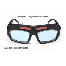 Новая солнечная энергия авто затемнение Сварочная маска шлем очки сварщик стекло Arc PC объектив Большое стекло es для защиты сварки