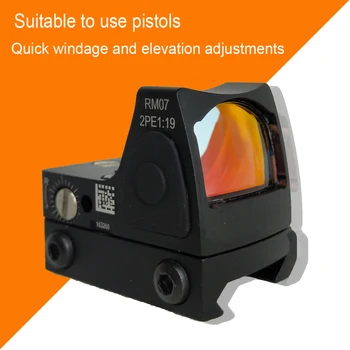 

Totriat mini RMR Red Dot Sight Collimator Glock / Rifle Reflex Sight Scope fit 20mm Weaver Rail For Airsoft / Hunting Rifle