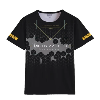 

Anime ID:INVADED Ido: Inveideddo Sakaido Cosplay Round Collar T-shirt Short sleeve Tee Men Women T shirt Casual Summer Tee