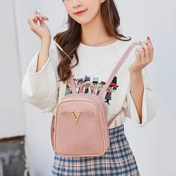 

Vintage New Women Durable Fashion Casual All-match Large Capacity Backpack Oil Wax Leather Purse Crossbody Bag