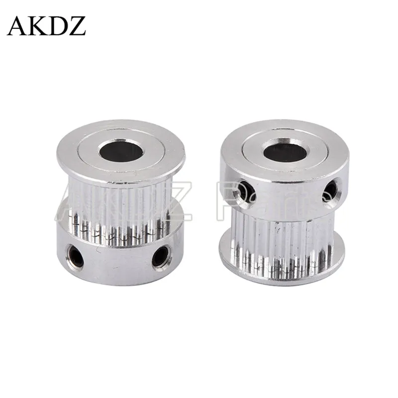 10PCS GT 20 Teeth 2GT 2M Timing Pulley Bore 4/5/6/6.35/8mm for 2MGT GT2 Synchronous Belt Width 6/10mm Small Backlash 20Teeth 20T