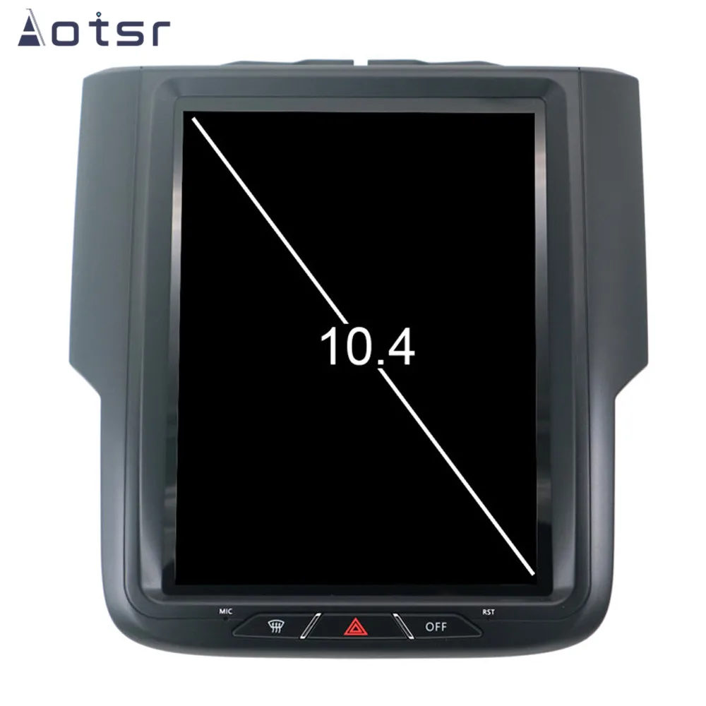 AOTSR 10,4 дюймов wifi DSP Android 8,1 Tesla стиль автомобиля gps навигация для Dodge ram- мультимедиа плеер Радио HD