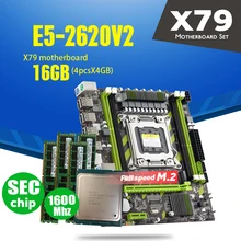 Atermiter X79 X79G เมนบอร์ด LGA2011 Mini-ATX combos E5-2620 V2 E5 2620 V2 CPU 4pcs x 4GB = 16GB DDR3 RAM 1600 MHz PC3 12800R(China)