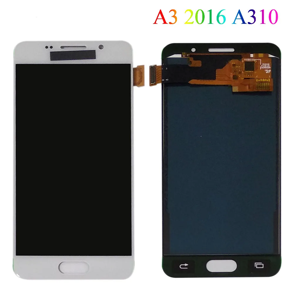 ЖК-дисплей 4 7 &quotA3 для Samsung Galaxy A3 2016 A310 A310F A310H A310M A310Y с сенсорным экраном и