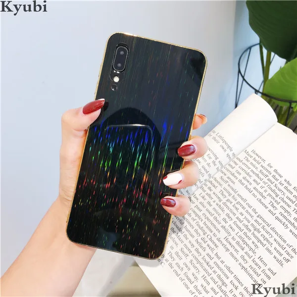 Case 7 Матовый чехол для huawei P20 P30 Pro mate 20 Honor 10 Lite Nova 3e 4e, акриловый Радужный чехол для huawei P Smart Honor 8A 8X - Цвет: Case 7