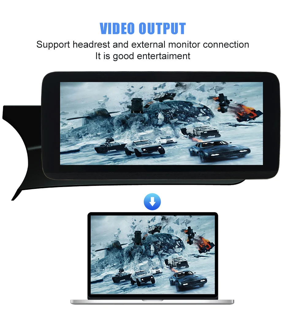 Cheap KANOR Android 8.0 Car Radio Player For Mercedes Benz C Class W204 2011-2014 Car Monitor Audio GPS Navigation Stereo Auto 4