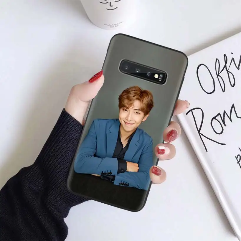 BS163-2 Рэп монстров RM Kpop Черный чехол для samsung Galaxy A50 A70 A50S A10S A20S A10 A20E A30 A40 M40 M30S A80 мягкий чехол для телефона - Цвет: BS163-2