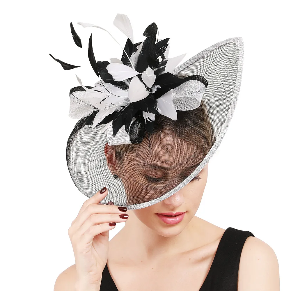 Elegant Sinamay Fascinator Hats With 