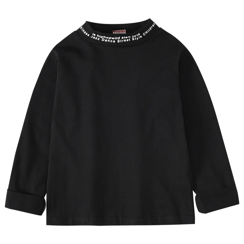 Tops Танцевальные костюмы в стиле хип-хоп для девочек; черный топ с длинными рукавами; серебристая юбка; детская одежда для Черлидинга; одежда для уличных танцев; DN4714 - Цвет: Tops