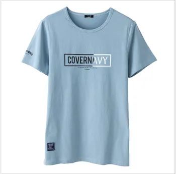 

Summer new women's street letter characters print loose short-sleeved T-shirt 9539