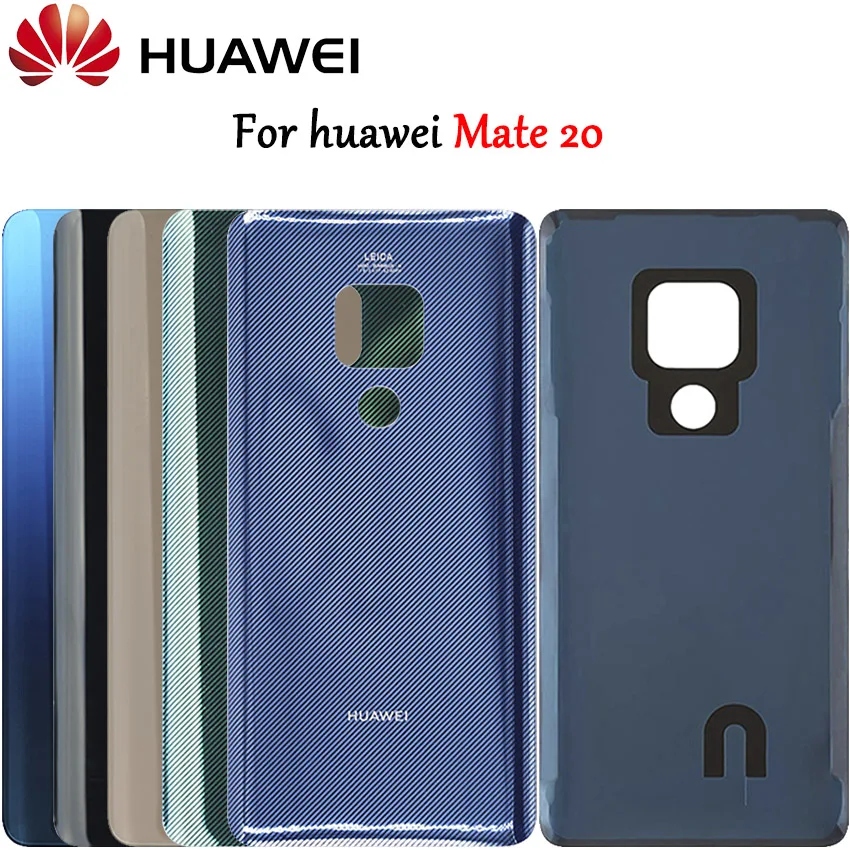 Чехол на заднюю панель для huawei Mate20, задняя крышка на батарейке, задняя крышка на дверь+ клейкая наклейка
