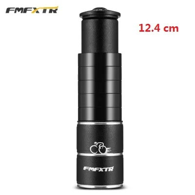 FMFXTR 12,4 см/13,8 см, усилитель руля велосипеда, передняя вилка, удлинитель руля, алюминиевый сплав, велосипедный руль, стояк, адаптер для велосипеда - Цвет: 12.4cm