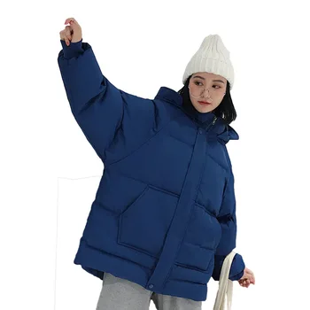 

2019 Winter Female Coat Cotton Women Short Korean Loose Jacket New BF Down Clothing Fashion Winter Female Coats Ladies Parka