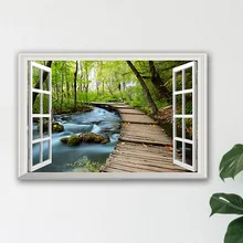 YM1065 гостиная спальня 3D декоративная наклейка s AliExpress поставка товаров пейзаж трехмерные наклейки на стену