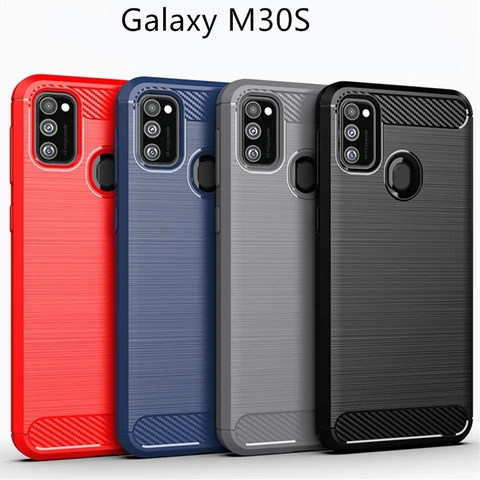 For Samsung Galaxy M30s M40S M60S M80S mobile phone case protective cover brushed pattern silicone anti falling soft shell Pakistan
