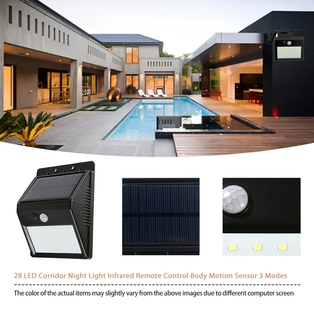 

3in1 28 LED Corridor Night Light Infrared Remote Control Body Motion Sensor Smar Home Night Lamp Magnetic Smart 3 Modes Sale