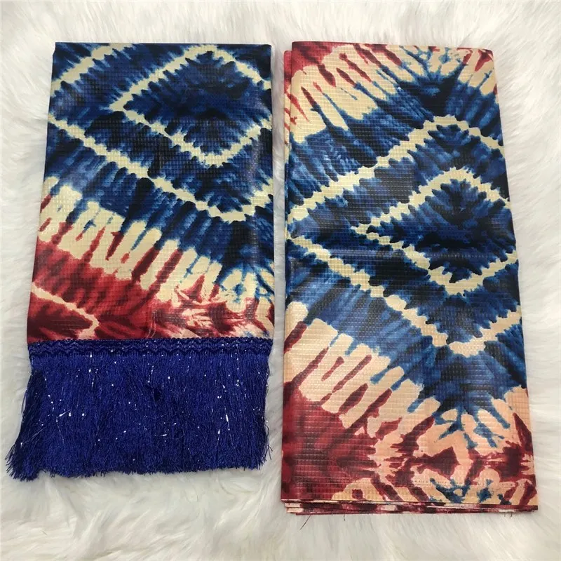 Парча Facquard ткань Базен Riche ткань Базен кружевной материал для африканских женщин нигерийские кружевные ткани высокого качества 5+ 2 ярдов