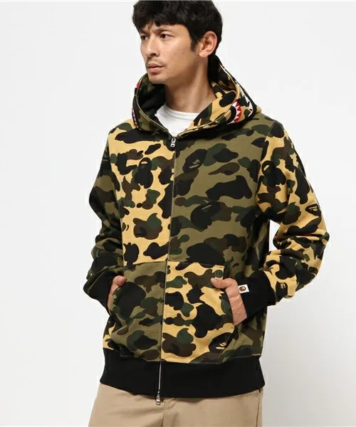 

2019 Autumn And Winter New Style Japanese-style Fashion MEN'S Wear Camouflage Brushed Men And Women Coat