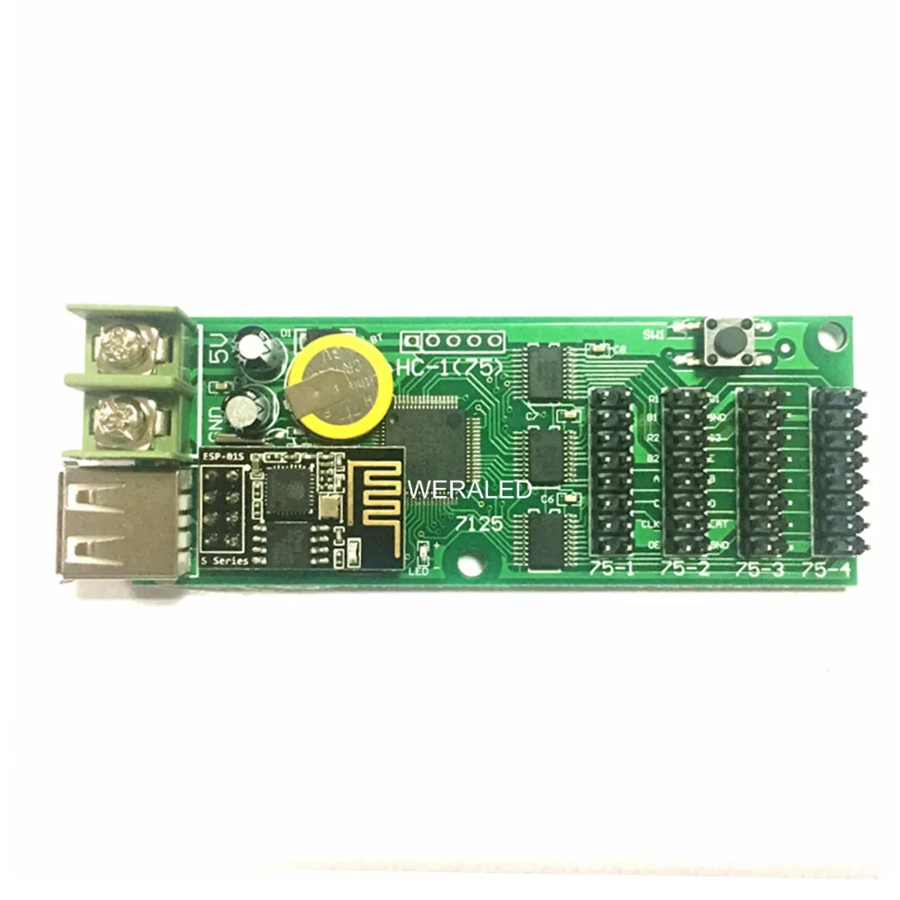 Самый дешевый Синьи RGB HC-1 HC-1S HC-1W текст светодиодный карты HC-2 Поддержка короткое видео Дисплей