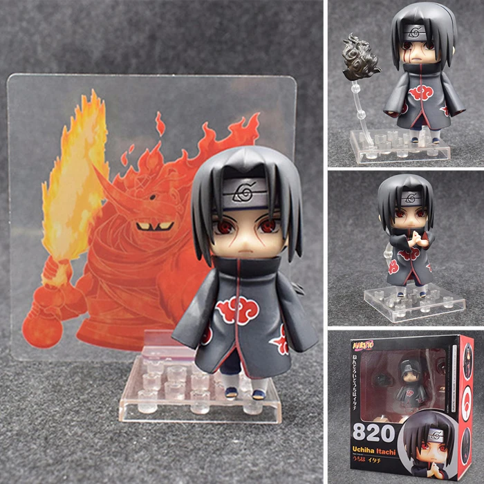 Nendoroid какаш 724 Наруто Shippuden Kurama Kyuubi Наруто 682 Саскэ Утиха 707 Итачи 820 игрушка фигурка Модель Кукла подарок