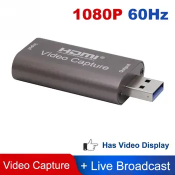 

USB3.0 Live Streaming Record Box Mini Portable Teaching Video Capture Card 60Hz HDMI 4K 1080P Conference For Gaming Broadcast