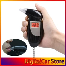 Digital Breath Alcohol Tester With Audible Alert Safe Driving With Key Chain Quick Response