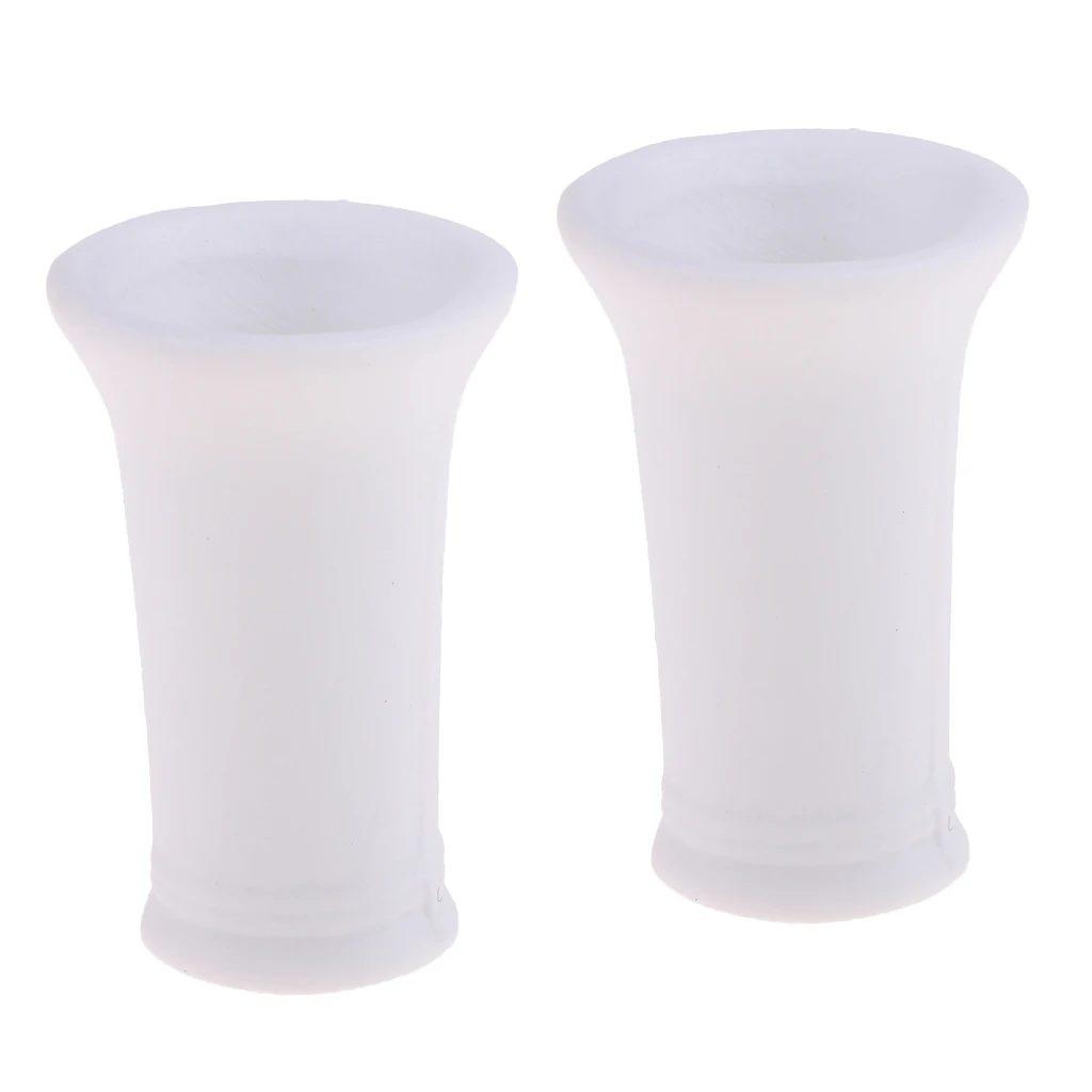 2pieces 1/12 White Porcelain Chinese Vase Dollhouse Room Furniture Decor