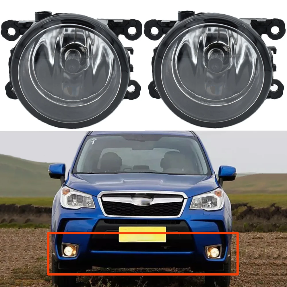 2x High Quality LED Fog Light Car Front Fog Lamp For Subaru Forester