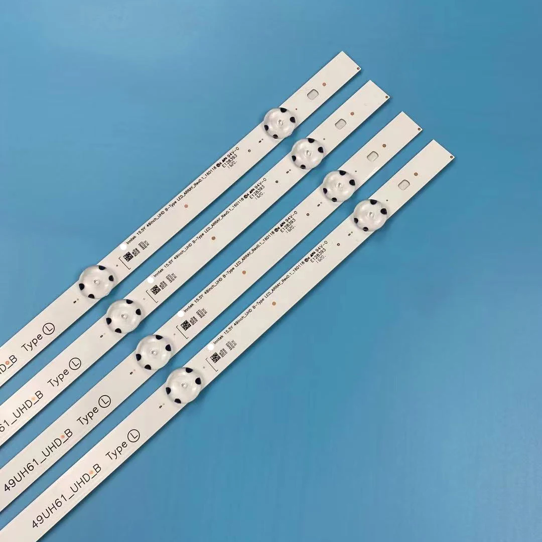Fita de Luz Led para Retroiluminação Lâmpadas para lg Innotek 155y 49 Polegadas b 49lh5700 49uh603v - Imagem 5