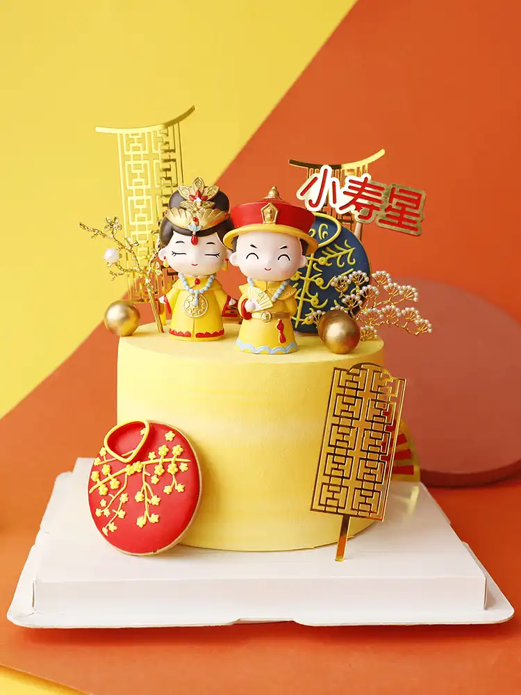 送料無料ケーキ装飾中国の古典風の女王皇后装飾皇帝装飾家の装飾愛のギフト ケーキデコレーション用品 Aliexpress