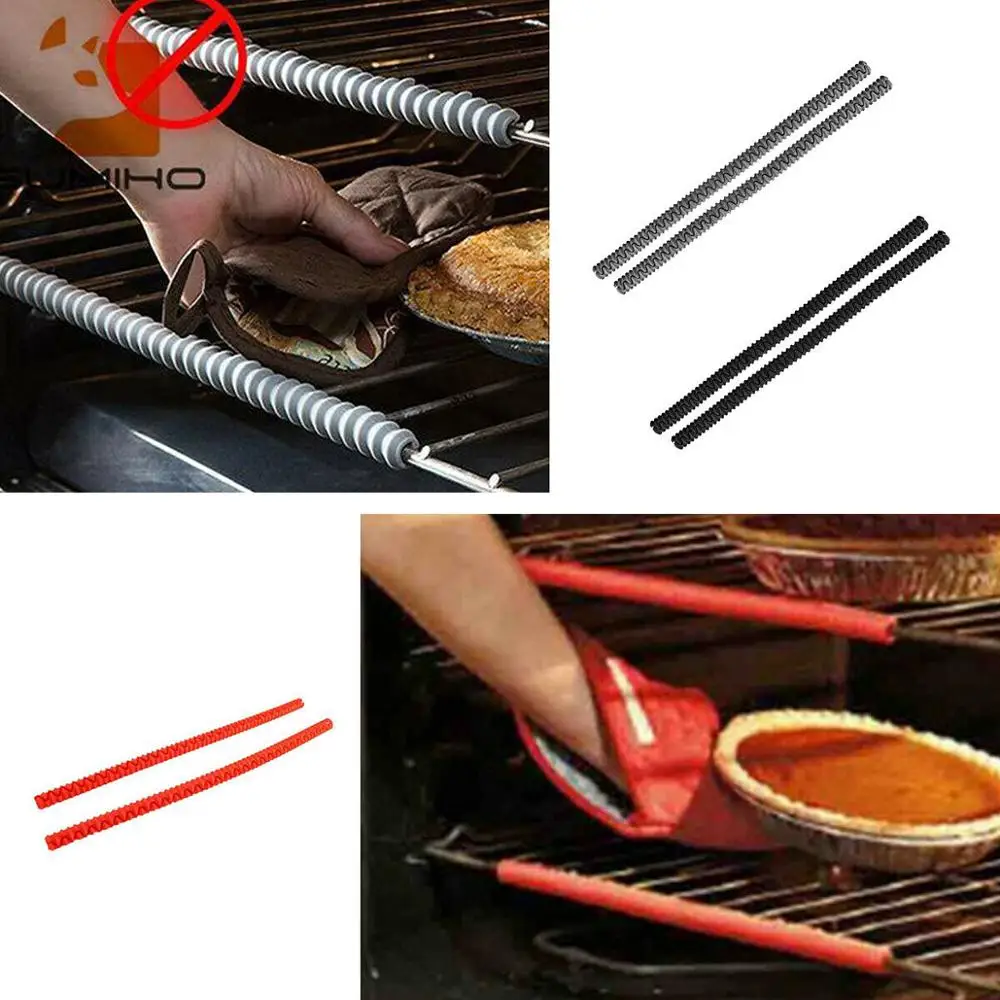 1 PC Oven Shelf Protector Silicone Oven Rack Guard Heat Resistant Strips