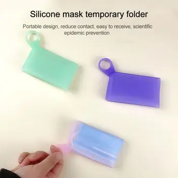 

1/2/5pcs Resuable Plastic Mask Storage Clip Portable Mask Storage Bags Storage Clip Mask Storage Box Mask Accessories