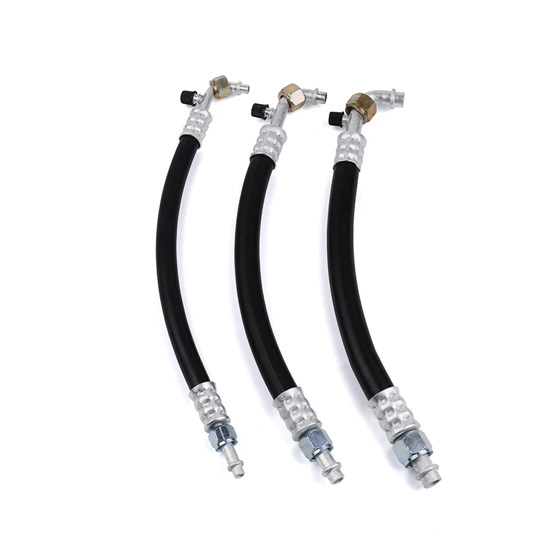 Hose Connectors, #6 #8 #10 R12 R134a Thick-wall A/C Hose Assembly Straight/90&deg; O-Ring Fitting