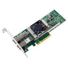 10 Гб PCI Express 8X Ethernet Сетевая карта-(для контроллера Broadcom BCM57810S), двойной SFP+ порт волоконно-серверный адаптер, с низким Pr