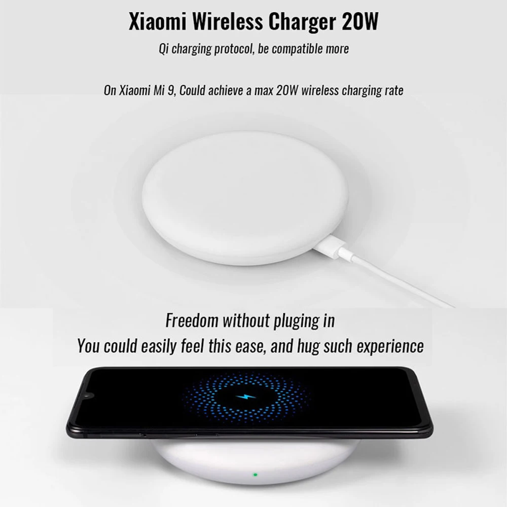Xiaomi Wireless Charger Set 20W Fast wireless flash charging / independent silent fan / with Qi charging standard