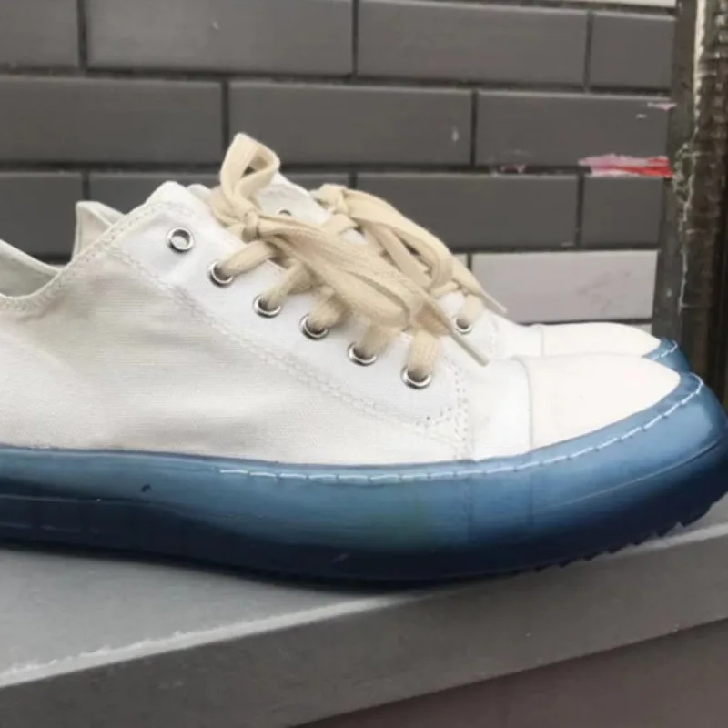 Mens Canvas Shoes Trainers Lace Up Round Toe Casual Platform Boots 45 Breathable Summer Low Cut Skateboard Sneakers Joggers 6
