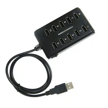 

For Laptop PCB Interface Device 10 Port High Speed Extension CableB 2.0 Double Row Hub Adapter
