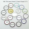 LKERAN 100Pcs/lot 25mm/1 inch Metal Rhinestone Button Bottle Cap Tray 16 colors Crystal DIY Handmade Craft Decoration Accessorie 1