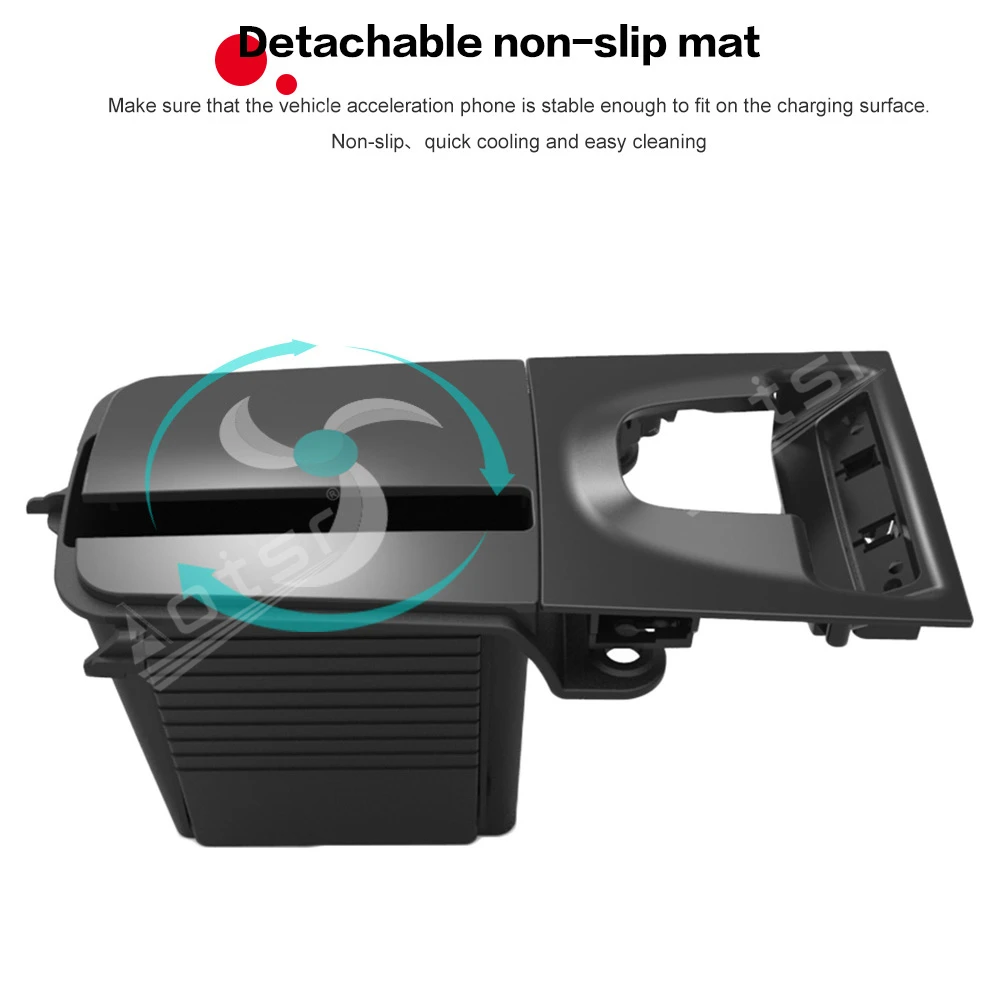 QI Car Wireless Charger For Porsche Macan Intelligent Infrared Fast Charging Phone holder for iPhone Samsung Huawei