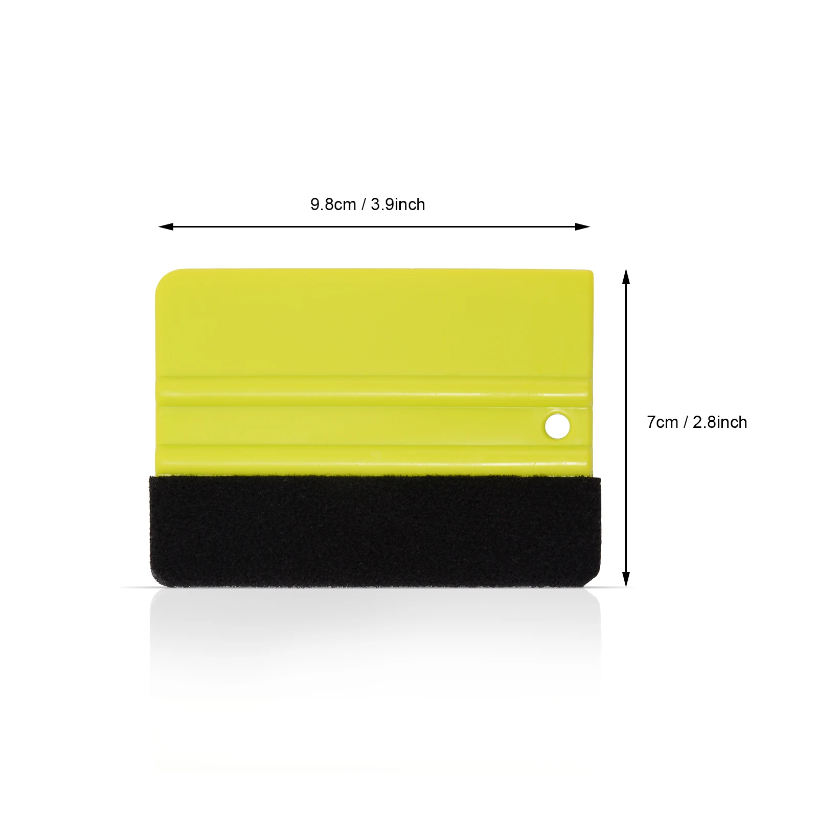 FOSHIO 5/10PCS Vinyl Wrapping Car Felt Squeegee Wiper Window Tint Foil Green Scraper Carbon Fiber Film Removal Tools Accessories
