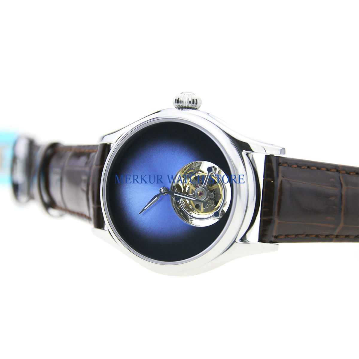Sugess мужские часы Механические чайки Ханчжоу Высокая Beat Tourbillon движение Skelenton роскошное платье позолоченный черный циферблат