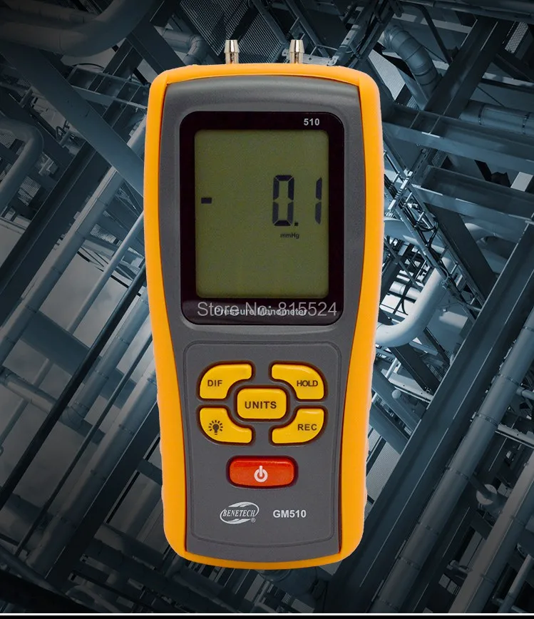 BENETECH GM510 манометр измеритель давления дифференциальный тестер Ручной цифровой манометр