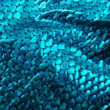 150 см* 100 см со всех сторон эластичный бронзирующий лазер "Драконья чешуя" ткань голографическая Рыбная шкала ткань симфония Купальники Бикини Ткань