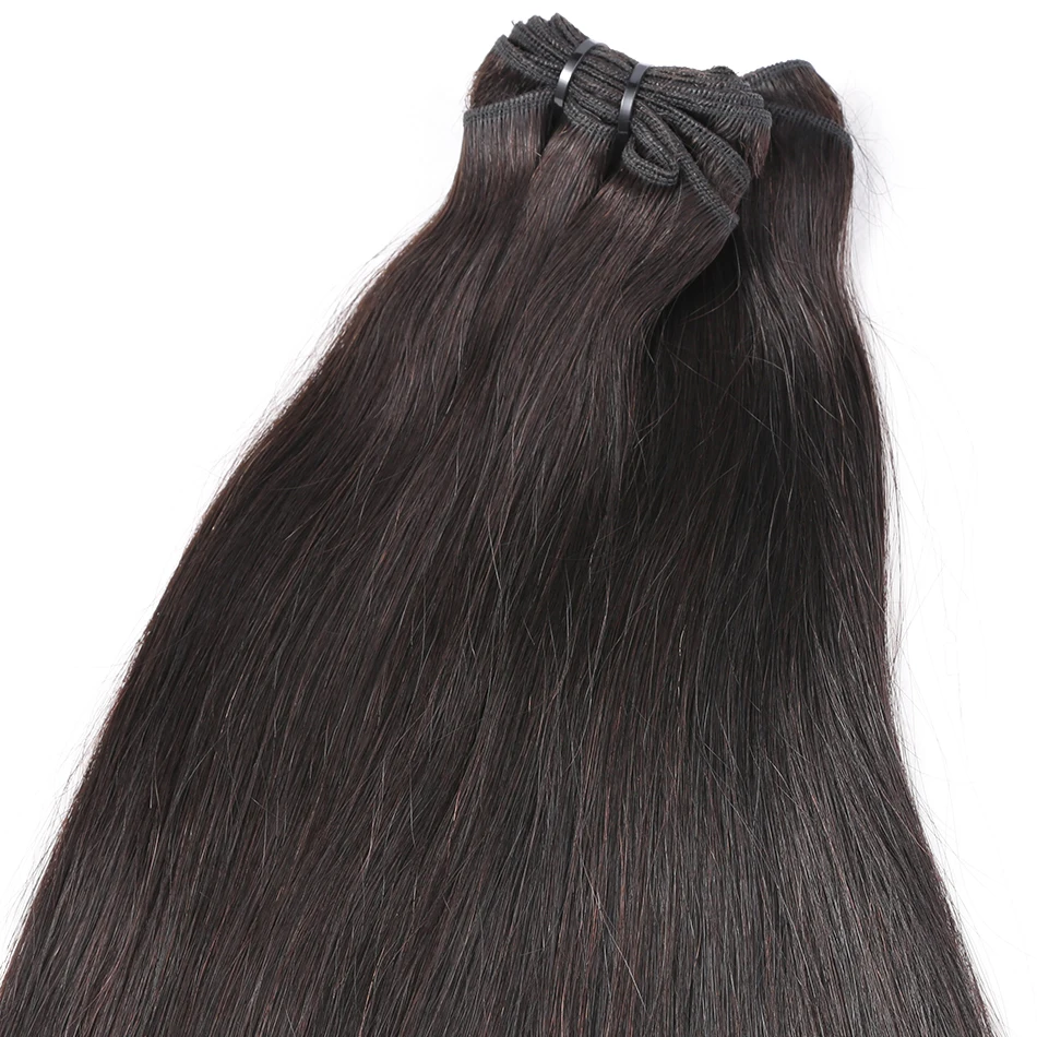 Luvin OneCut волосы прямые 10-40 дюймов бразильские волосы вплетаемые пряди человеческие волосы 3 4 пряди с закрытием remy волосы для наращивания