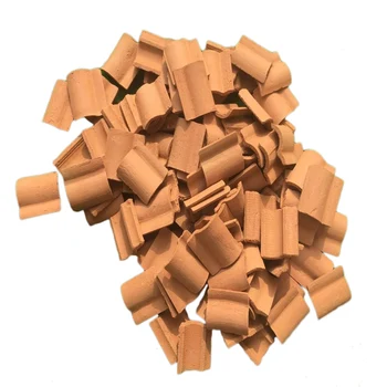 

25Pcs 1:12 Scale DIY Sand Table Architecture Miniature Roof Tiles WWII Scene Mini Tiles - Nacarat