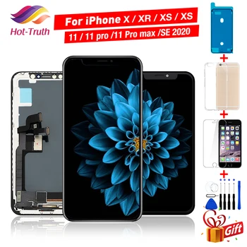 

For Pantalla iPhone X LCD Screen OLED XR XS Max TFT 11 11 Pro Max SE 2020 With 3D Touch Display Digitizer Assembly Replacement