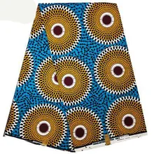 Феникс hitarget Настоящая Африканская вощеная ткань принтом большой круг модный дизайн хлопок настоящий Мягкий воск голландская ткань для платья