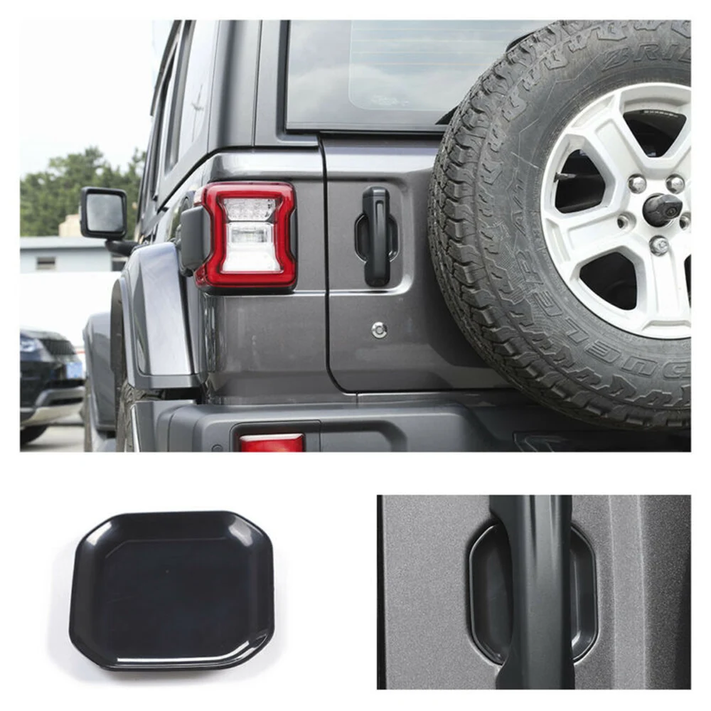 5 шт. для Jeep Wrangler JL черный дверные ручки чаши чехол накладка 4-дверный ABS черный прост в установке